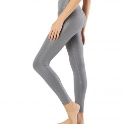 Beyond Yoga Twinkle High Waisted 7/8 Yoga Leggings Stone Gray Gunmetal Twinkle