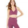 Beyond Yoga Spacedye Lift Your Spirits Yoga Sports Bra Desert Berry-Blush Blooms CLOTHING