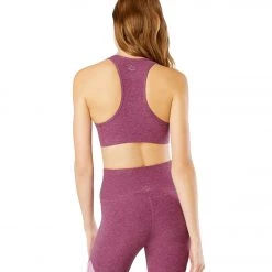 Beyond Yoga Spacedye Lift Your Spirits Yoga Sports Bra Desert Berry-Blush Blooms CLOTHING