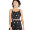 Beyond Yoga Slim Racerback Cropped Yoga Tank Black Silver Dizzy Cactus 1 Beyond Yoga Slim Racerback Cropped Yoga Tank Black Silver Dizzy Cactus