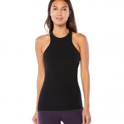 Beyond Yoga Spacedye Under Lock And Keyhole Yoga Tank Darkest Night CLOTHING