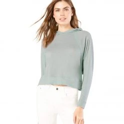 Beyond Yoga In The Fray Yoga Hoodie Sagebrush CLOTHING