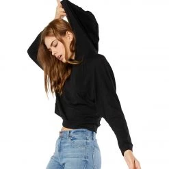 CLOTHING Beyond Yoga In The Fray Yoga Hoodie Black