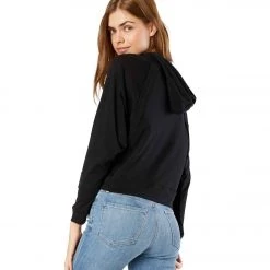 CLOTHING Beyond Yoga In The Fray Yoga Hoodie Black