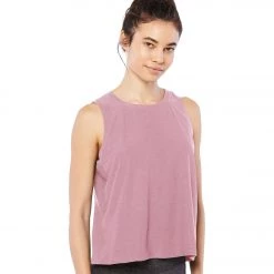 Beyond Yoga Featherweight Spacedye Balanced Muscle Yoga Tank Blush Blooms-Pink Haze