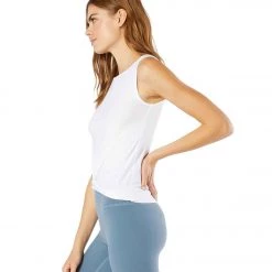 Beyond Yoga Featherweight Spacedye Crossroads Yoga Tank Cloud White