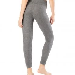 Beyond Yoga Luxe Lounge Around Midi Joggers Mid Heather Gray CLOTHING