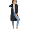 CLOTHING Beyond Yoga High Slits Long Duster Black 1 CLOTHING Beyond Yoga High Slits Long Duster Black