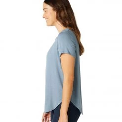 Beyond Yoga Featherweight Spacedye On The Down Low Yoga Tee Stormy Blue-Blue Cloud 10 Beyond Yoga Featherweight Spacedye On The Down Low Yoga Tee Stormy Blue-Blue Cloud