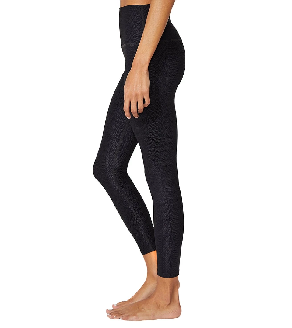 CLOTHING Beyond Yoga Snake Jacquard High Waisted 7/8 Yoga Leggings Black 5 CLOTHING Beyond Yoga Snake Jacquard High Waisted 7/8 Yoga Leggings Black
