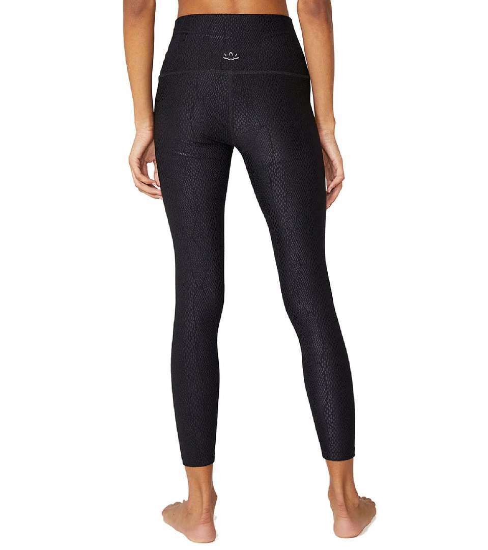 CLOTHING Beyond Yoga Snake Jacquard High Waisted 7/8 Yoga Leggings Black 6 CLOTHING Beyond Yoga Snake Jacquard High Waisted 7/8 Yoga Leggings Black