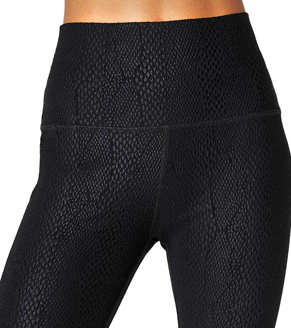 CLOTHING Beyond Yoga Snake Jacquard High Waisted 7/8 Yoga Leggings Black 8 CLOTHING Beyond Yoga Snake Jacquard High Waisted 7/8 Yoga Leggings Black