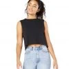 Beyond Yoga Rib Jersey Over The Top Cropped Muscle Yoga Tank Black 1 Beyond Yoga Rib Jersey Over The Top Cropped Muscle Yoga Tank Black