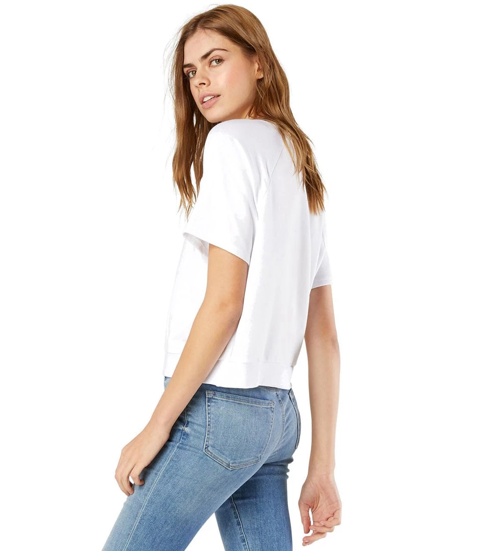 Beyond Yoga Cozy Fleece Solid Choice Short Sleeve Pullover White 5 Beyond Yoga Cozy Fleece Solid Choice Short Sleeve Pullover White