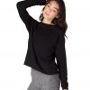 Beyond Yoga Favorite Raglan Crew After Yoga Pullover Black 2 Beyond Yoga Favorite Raglan Crew After Yoga Pullover Black