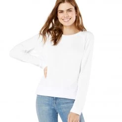 CLOTHING Beyond Yoga Favorite Raglan Crew After Yoga Pullover White