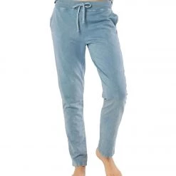 Beyond Yoga Hey Chambray Midi Sweggings Washed Stormy Blue CLOTHING