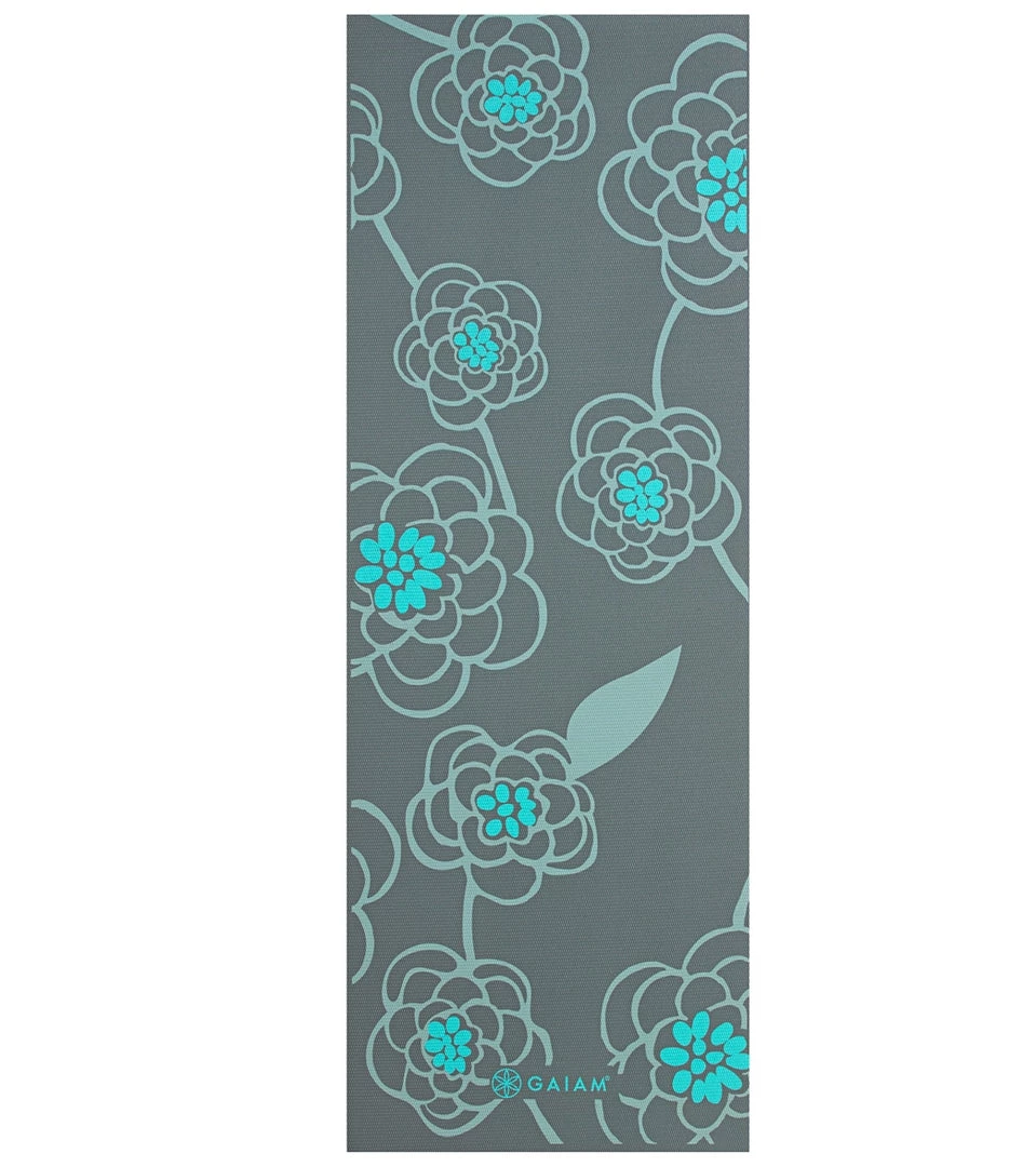 YOGA MATS & PROPS Gaiam Icy Blossom Yoga Mat 6mm 3 YOGA MATS & PROPS Gaiam Icy Blossom Yoga Mat 6mm