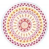 Beach Lulu The Mayan Round Beach Towel 1 Beach Lulu The Mayan Round Beach Towel