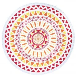 Beach Lulu The Mayan Round Beach Towel Mayan 9 Beach Lulu The Mayan Round Beach Towel Mayan