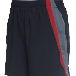 Under Armour Men's UA Launch SW 5" Short Black/Aruba Red CLOTHING