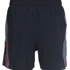 Under Armour Men's UA Launch SW 5" Short Black/Aruba Red CLOTHING 9 Under Armour Men's UA Launch SW 5