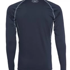 Under Armour Men's UA Heatgear Armour Long Sleeve Black/Steel