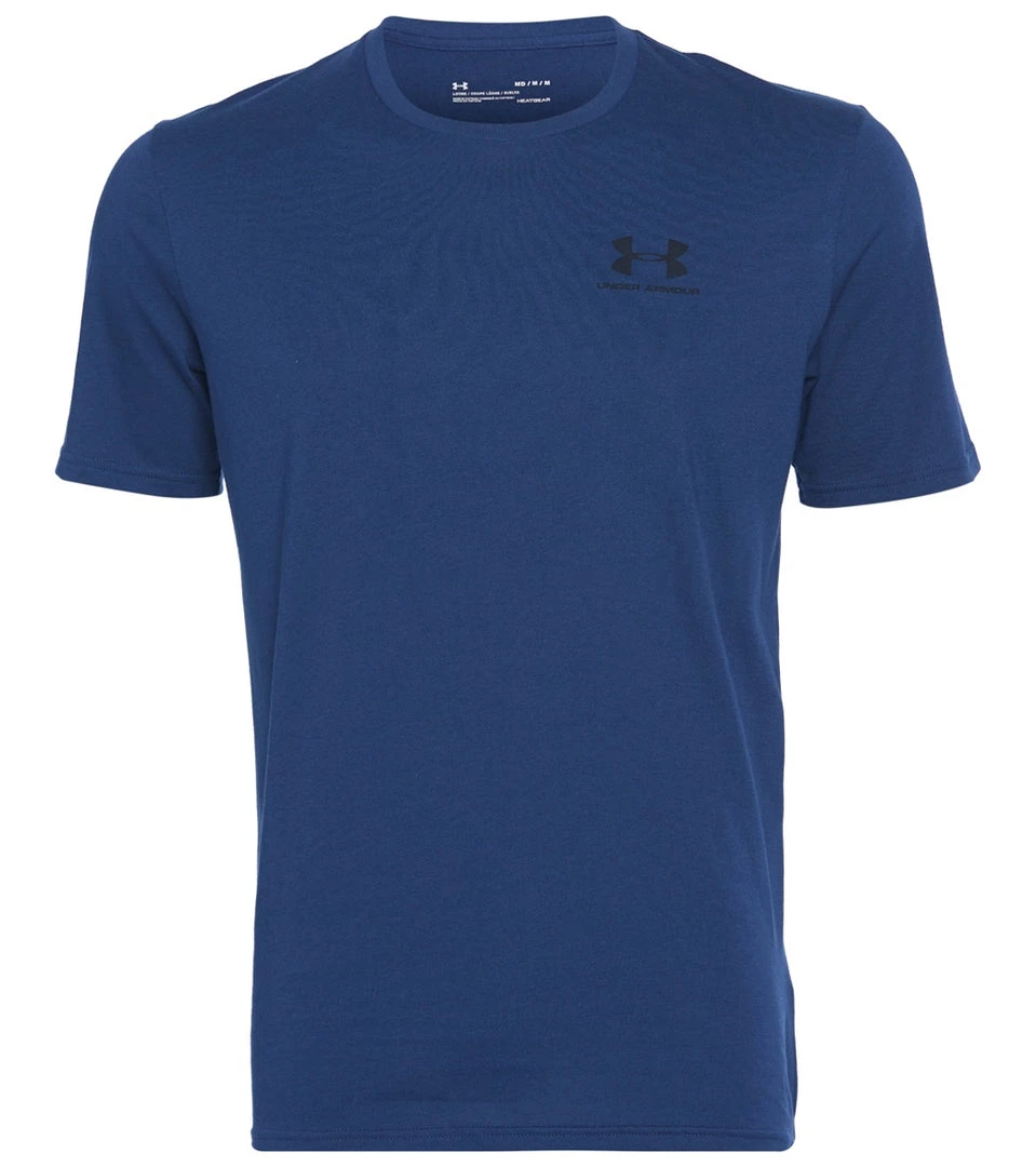 CLOTHING Under Armour Men's UA Sportstyle Left Chest Short Sleeve Academy/Black 3 CLOTHING Under Armour Men's UA Sportstyle Left Chest Short Sleeve Academy/Black