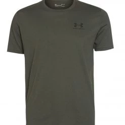 Under Armour Men's UA Sportstyle Left Chest Short Sleeve Baroque Green/Black