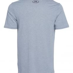 CLOTHING Under Armour Men's UA Sportstyle Left Chest Short Sleeve Steel Light Heather/Black