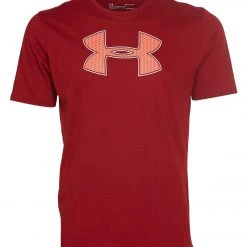 Under Armour Men's Big Logo Short Sleeve Tee Cordova / / Beta CLOTHING