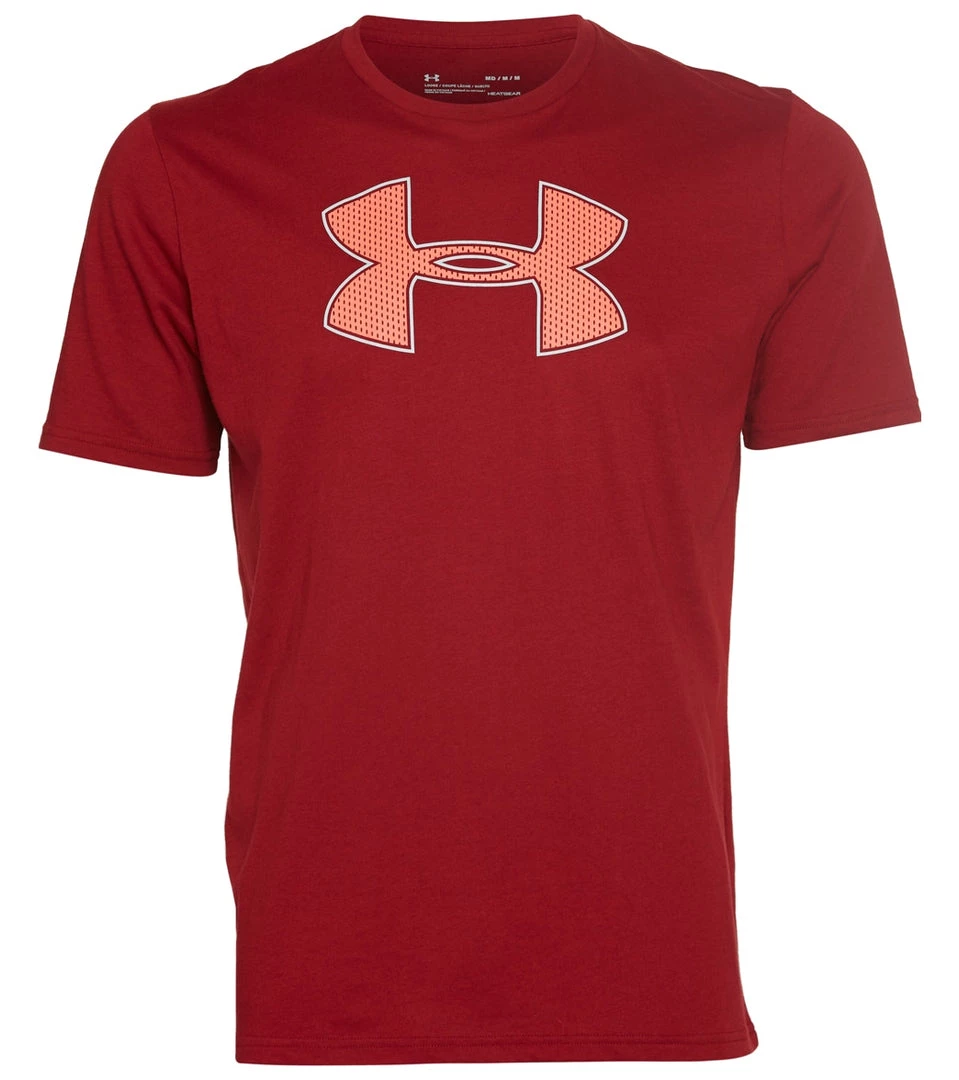 Under Armour Men's Big Logo Short Sleeve Tee Cordova / / Beta CLOTHING 3 Under Armour Men's Big Logo Short Sleeve Tee Cordova / / Beta CLOTHING