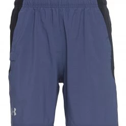 Under Armour Men's Launch Sw 7'' Short Blue Ink / Black / Reflective CLOTHING