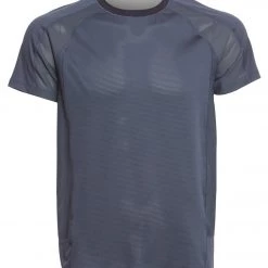 Under Armour Men's Speed To Burn Short Sleeve Tee STEALTH GRAY-Black -Reflective CLOTHING