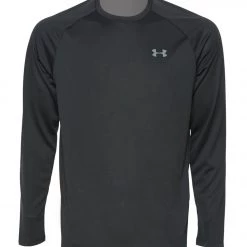 Under Armour Men's UA Tech 2.0 Long Sleeve Tee Charcoal Light Heather/Black 9 Under Armour Men's UA Tech 2.0 Long Sleeve Tee Charcoal Light Heather/Black