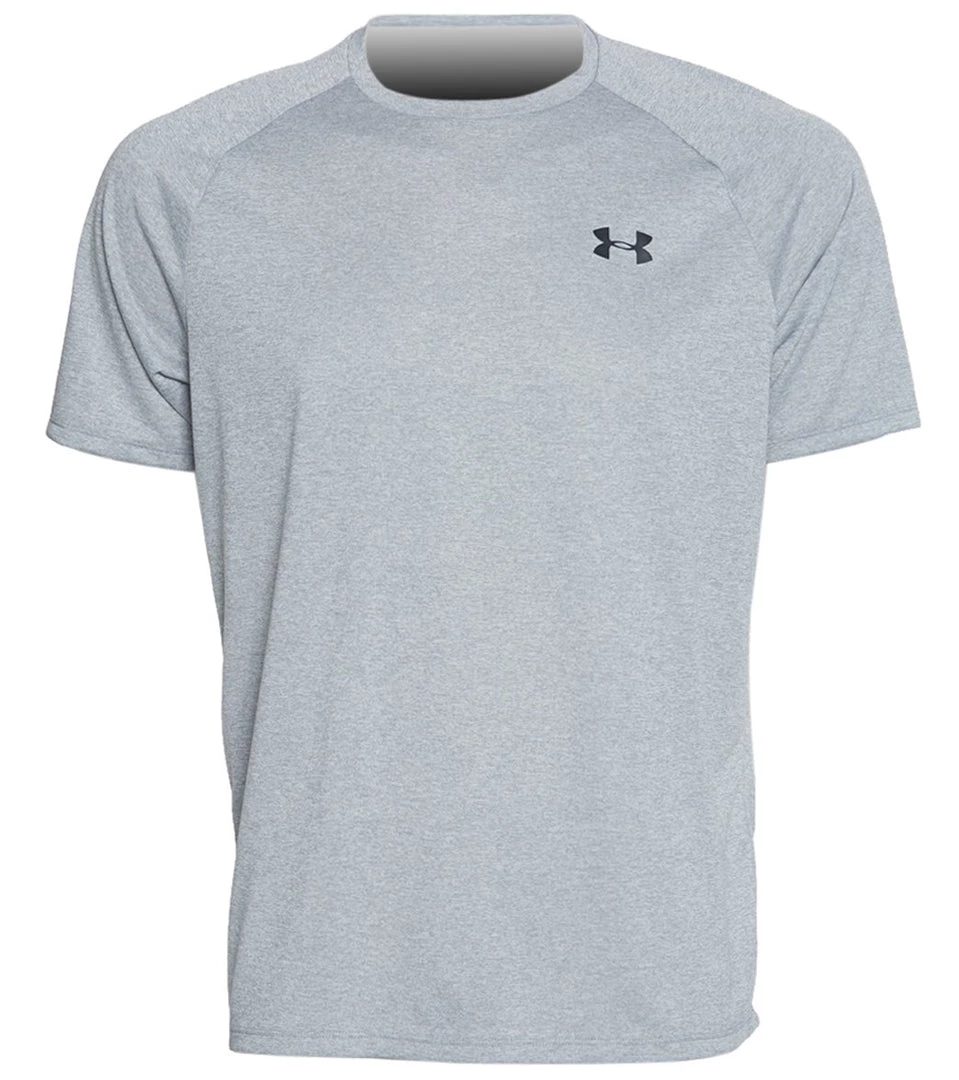 CLOTHING Under Armour Men's UA Tech 2.0 Short Sleeve Tee Steel Light Heather 6 CLOTHING Under Armour Men's UA Tech 2.0 Short Sleeve Tee Steel Light Heather