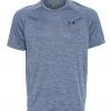 Under Armour Men's UA Tech 2.0 Short Sleeve V-Neck Tee Wire/Black CLOTHING