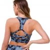 Onzie Warrior Yoga Sports Bra Moonstone Acid Wash