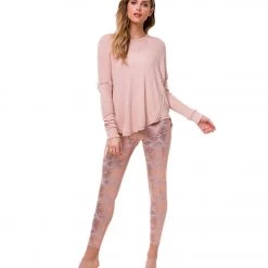 CLOTHING Onzie Printed Foil 7/8 Yoga Leggings Bashful Snake