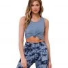 CLOTHING Onzie Knot Yoga Crop Top Moonstone