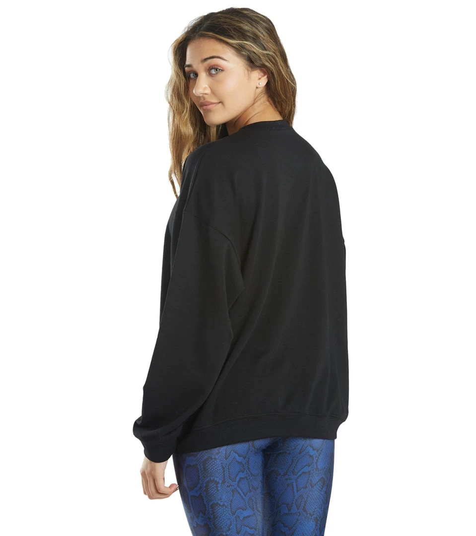 Onzie Boyfriend Sweatshirt Black 5 Onzie Boyfriend Sweatshirt Black