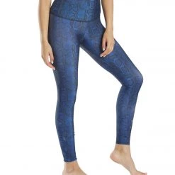 Onzie High Waisted Graphic Yoga Leggings SAPPHIRE VIPER CLOTHING