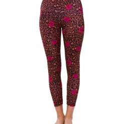 NEW ARRIVALS Onzie High Waisted Basic 7/8 Yoga Leggings PRETTY WILD