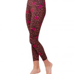 NEW ARRIVALS Onzie High Waisted Basic 7/8 Yoga Leggings PRETTY WILD