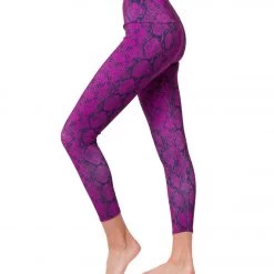 Onzie High Waisted Basic 7/8 Yoga Leggings ULTRA VIOLET SNAKE NEW ARRIVALS 8 Onzie High Waisted Basic 7/8 Yoga Leggings ULTRA VIOLET SNAKE NEW ARRIVALS