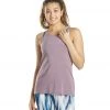 Onzie Tie Back Tank GRAPE MIST CLOTHING