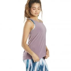 Onzie Tie Back Tank GRAPE MIST CLOTHING