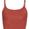 CLOTHING Onzie Belle Cami Yoga Crop WARM PINECONE RIB 1 CLOTHING Onzie Belle Cami Yoga Crop WARM PINECONE RIB