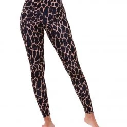 Onzie High Waisted Yoga Leggings Giraffe