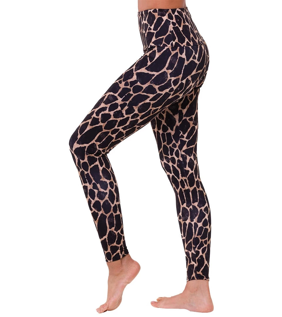 Onzie High Waisted Yoga Leggings Giraffe 4 Onzie High Waisted Yoga Leggings Giraffe